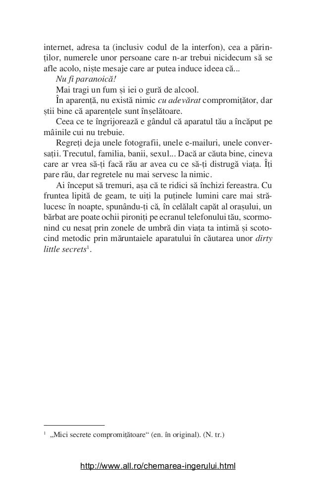 Chemarea Ingerului Pdf